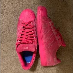 All pink adidas